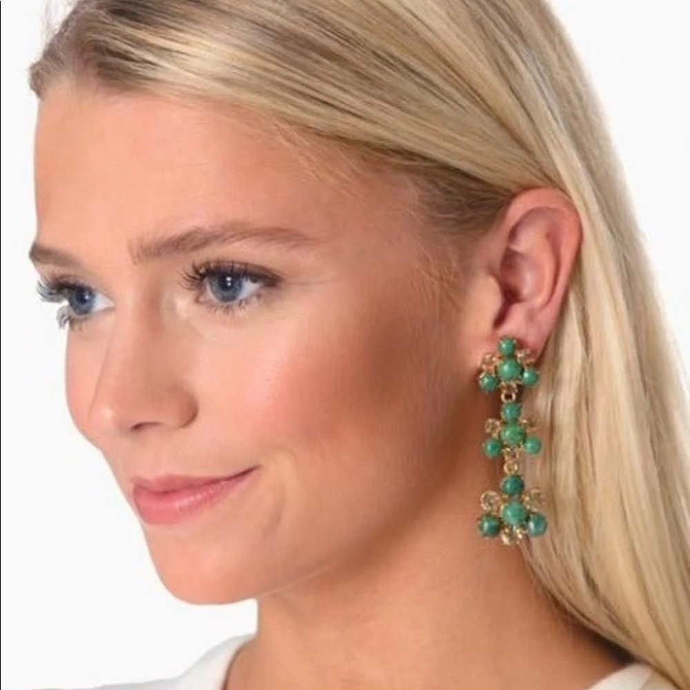 Tuckernuck Green Atrium Earrings - Picture 1 of 3